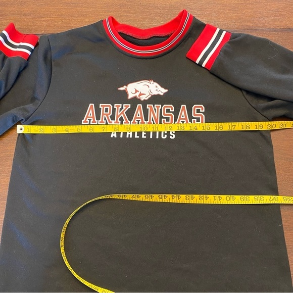 Arkansas Razorbacks Black University of Arkansas Sweatshirt Size Medium - Picture 5 of 7
